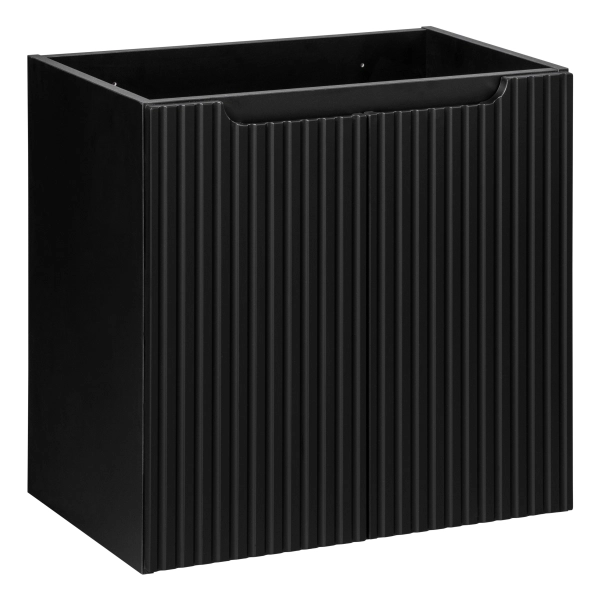 Zestaw Szafka łazienkowa 60 cm czarny mat z umywalką i blatem Nova Black SET-NOB B OAK 60CM D UN BEYOND 5 BM, Comad